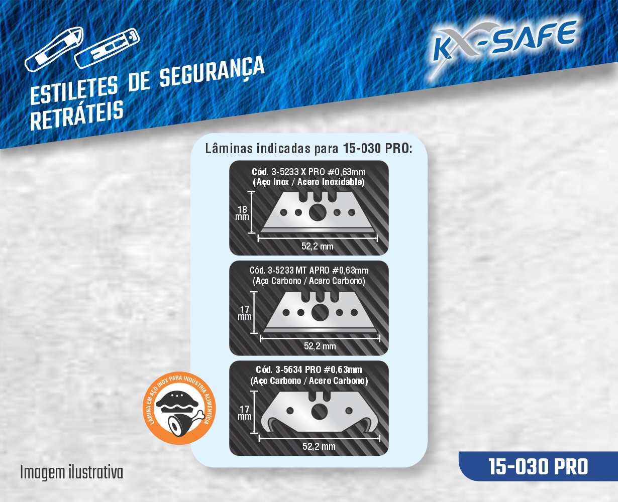 Cod Epei Estilete de segurança retrátil – CÓD 15-032 PRO – Kxsafe EPI
