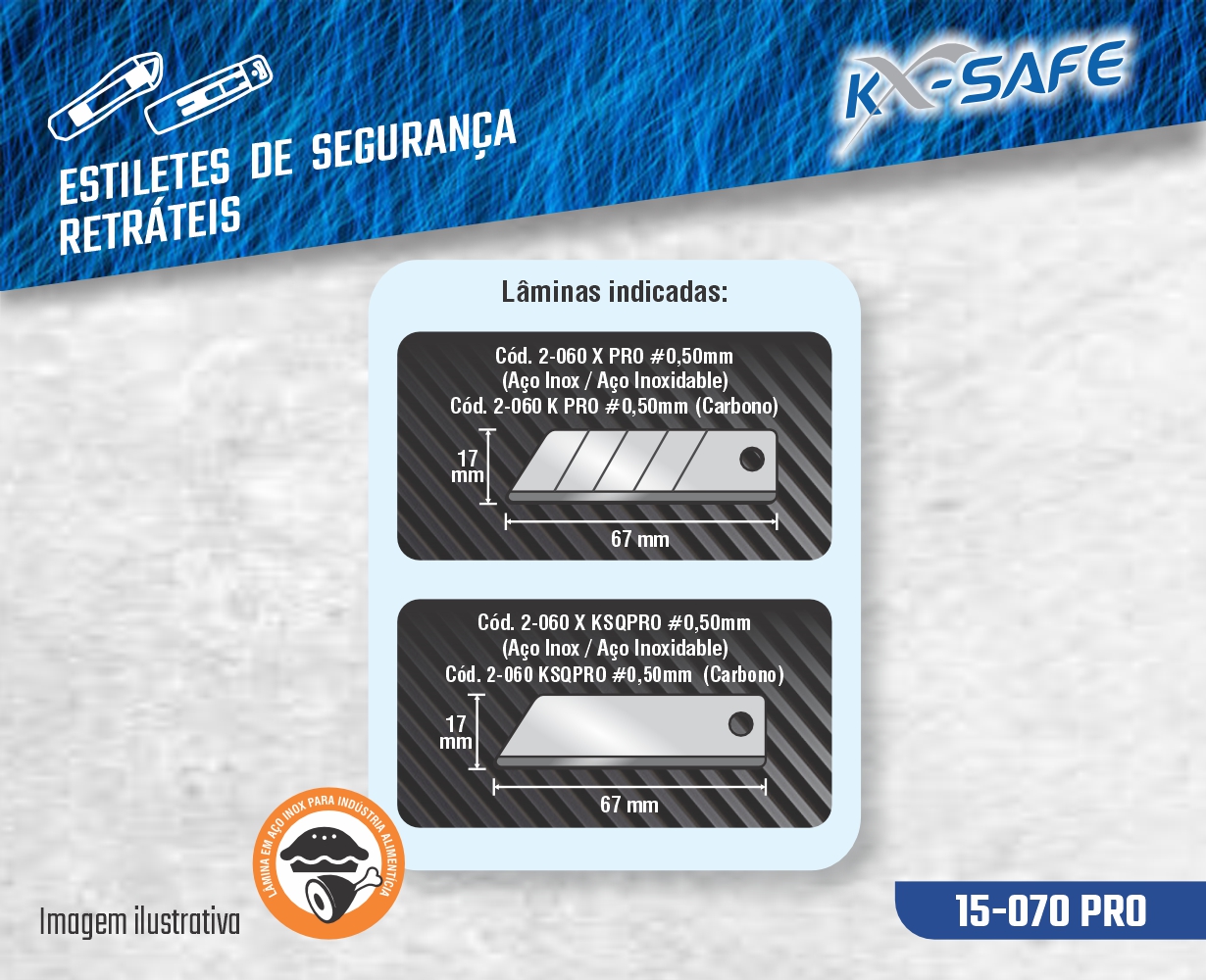 Cod Epei Estilete de segurança retrátil – CÓD 15-070 PRO – Kxsafe EPI